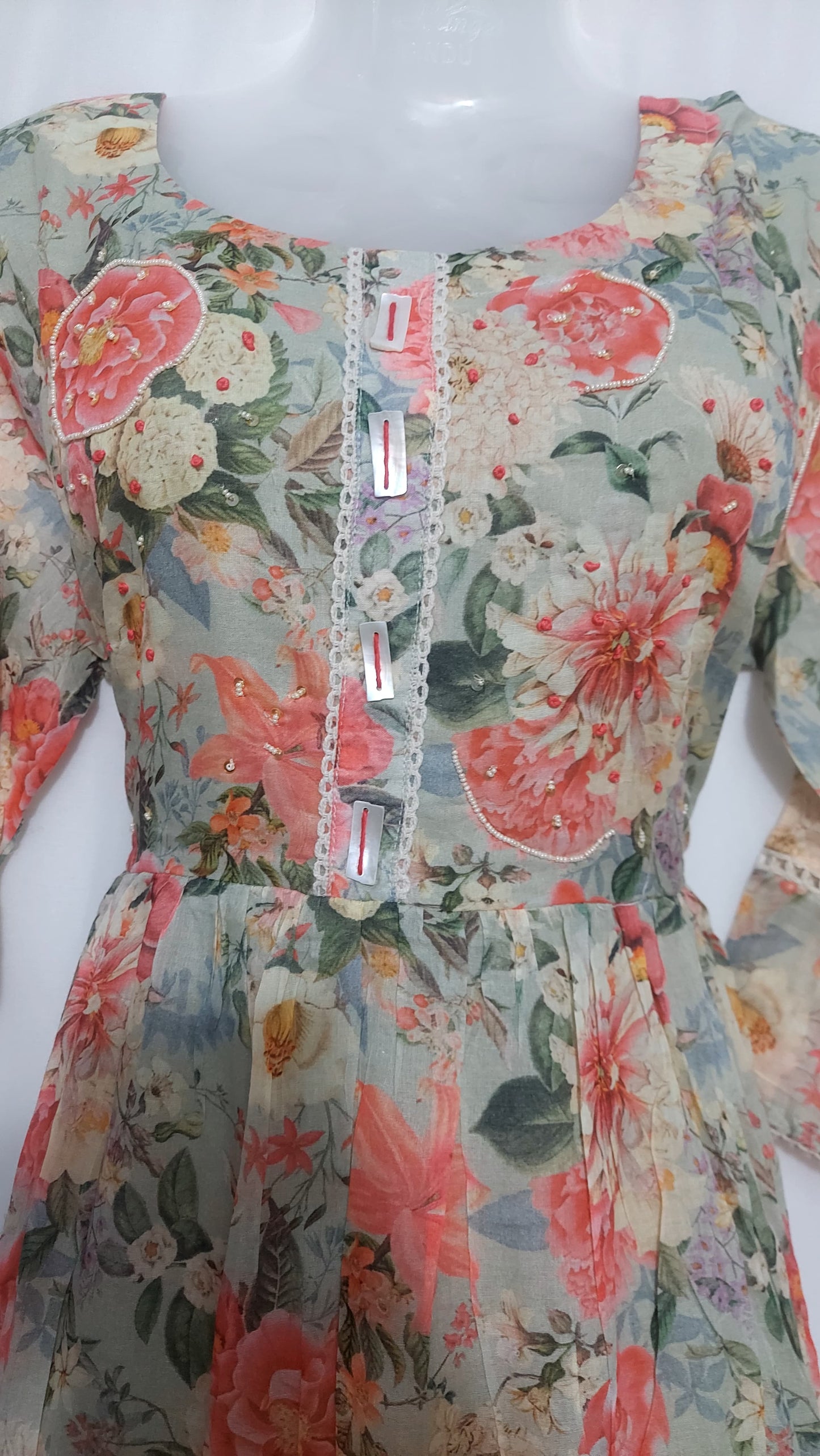 cotton anarkali kurti
