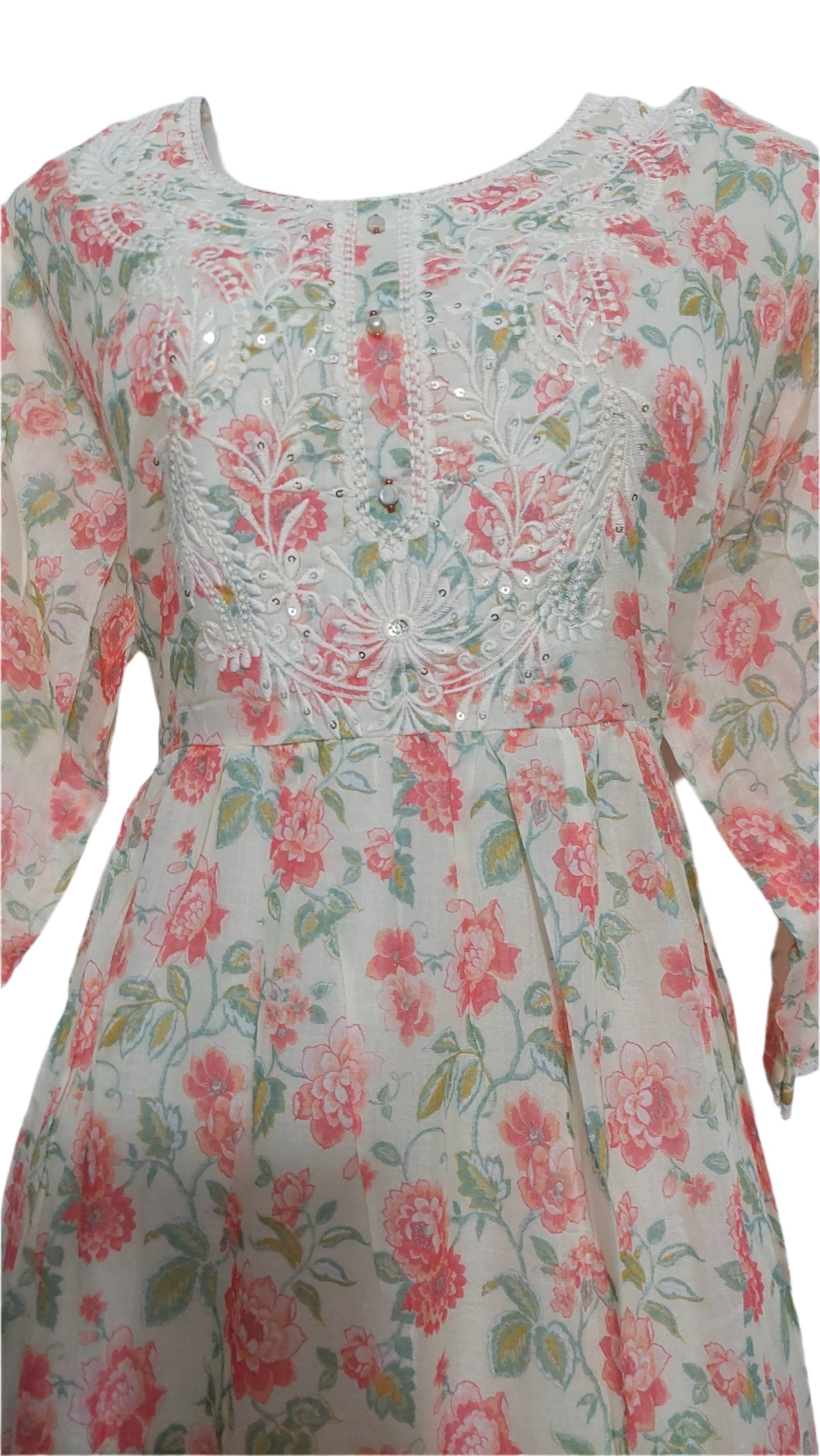 cotton anarkali kurti
