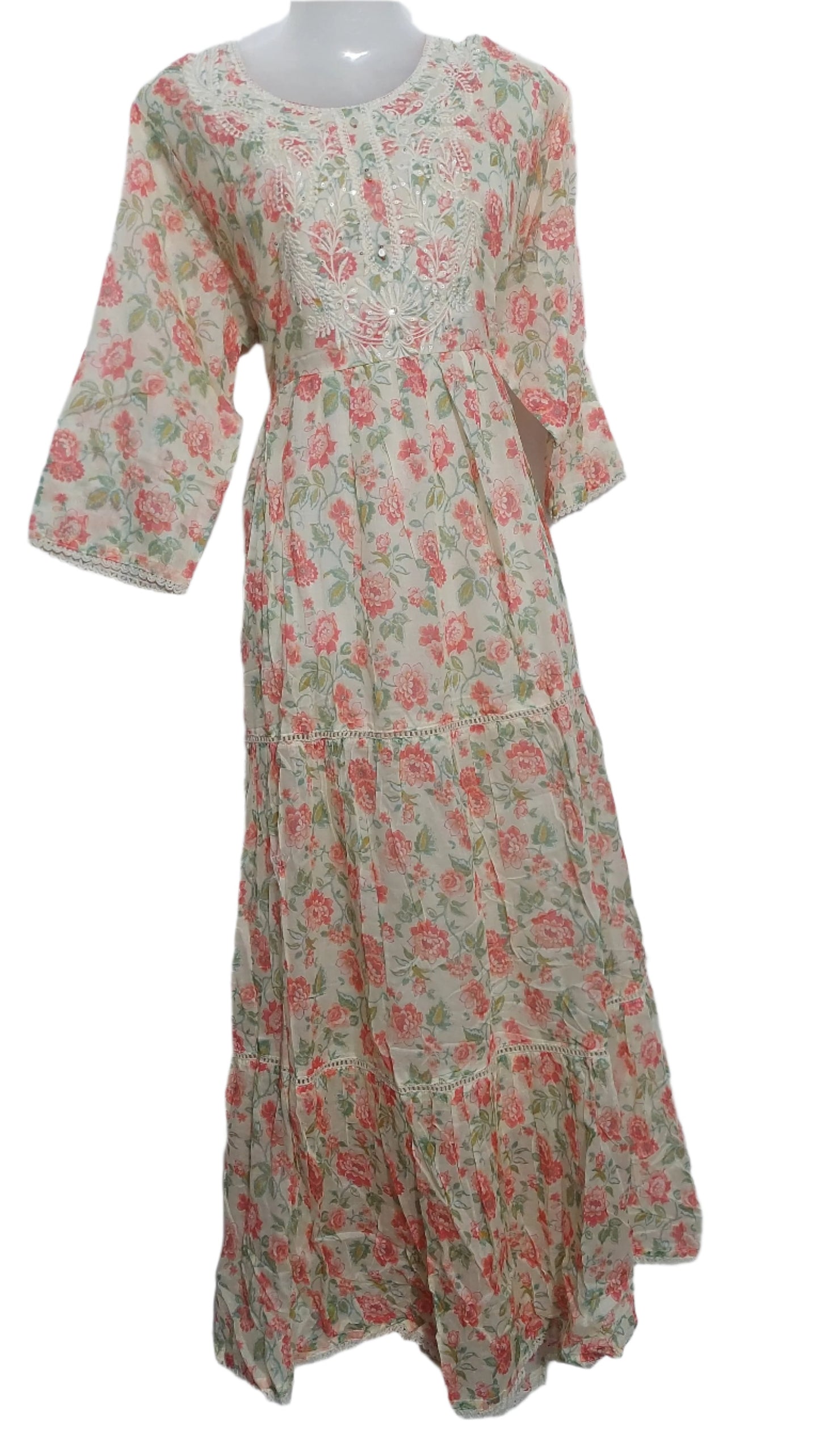 cotton anarkali kurti