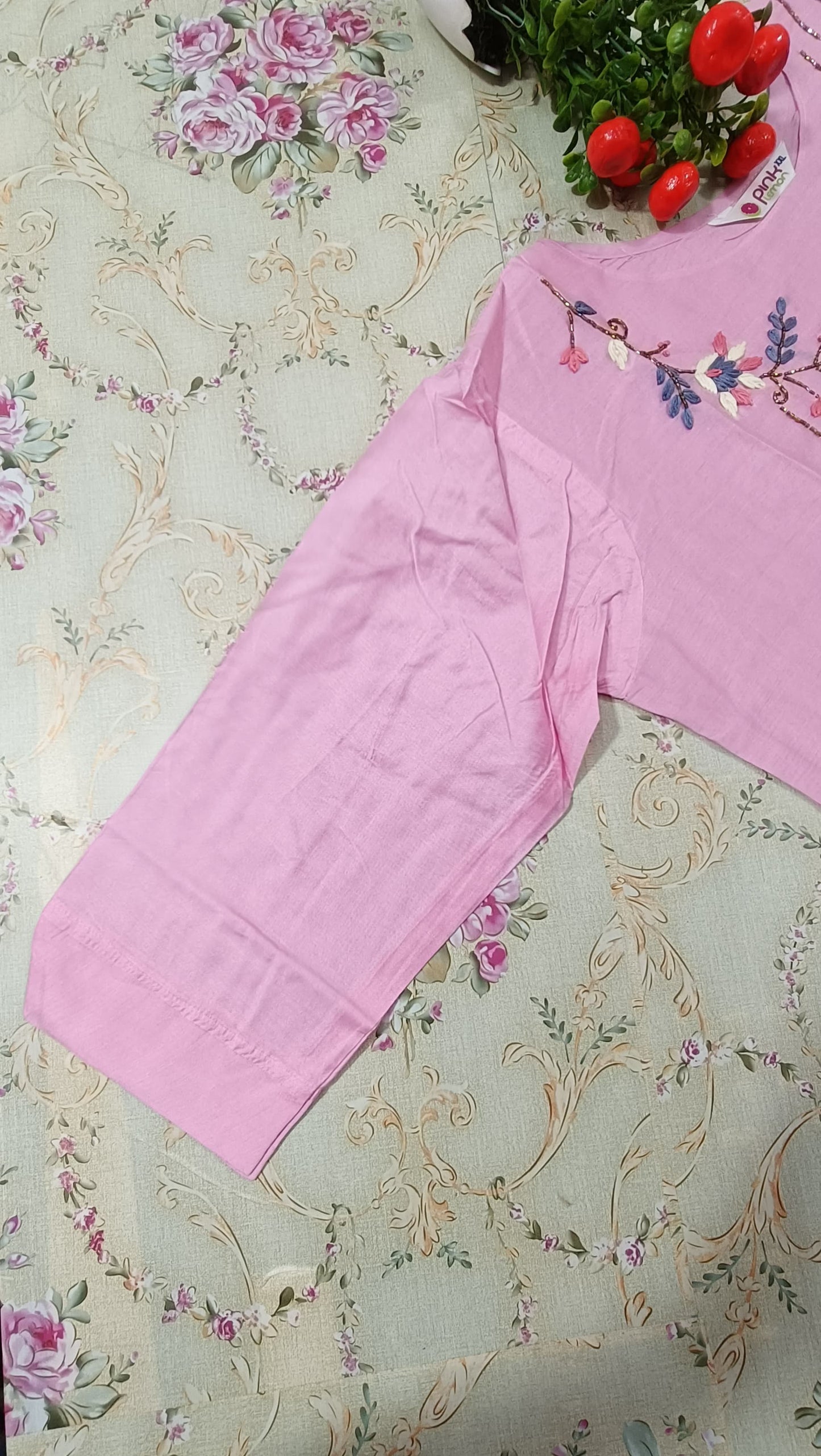 muslin silk kurti