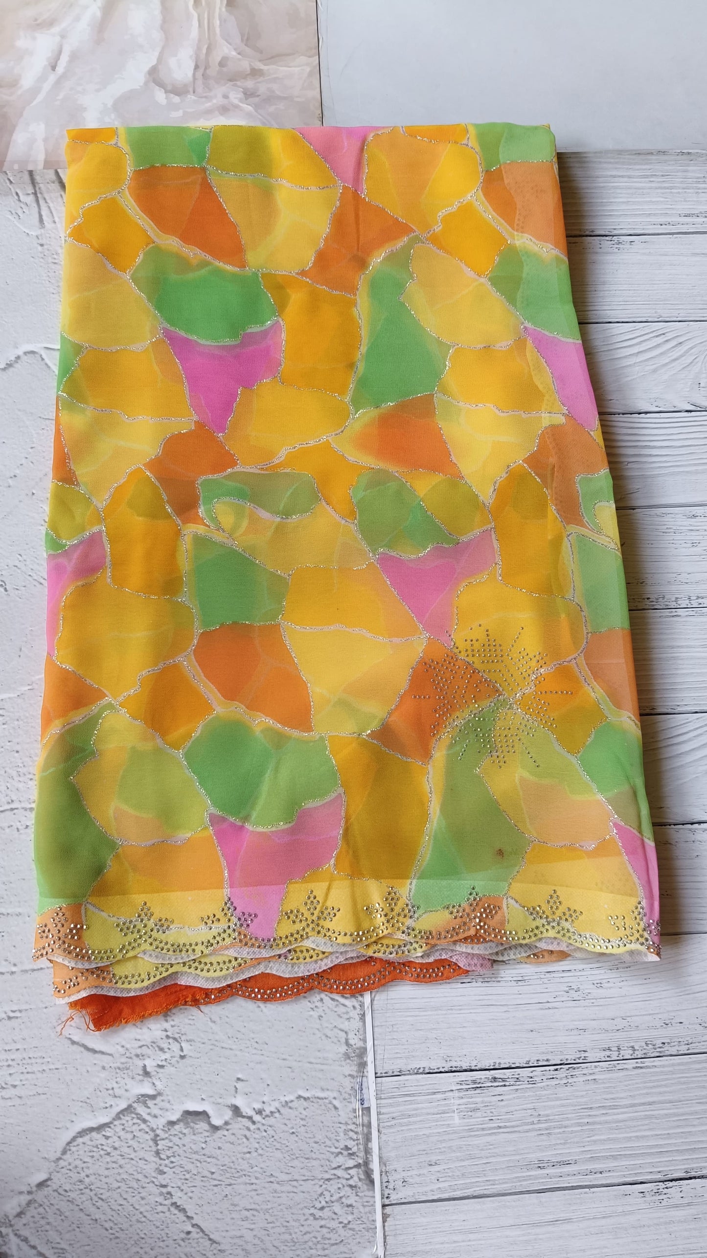 georgette saree sari