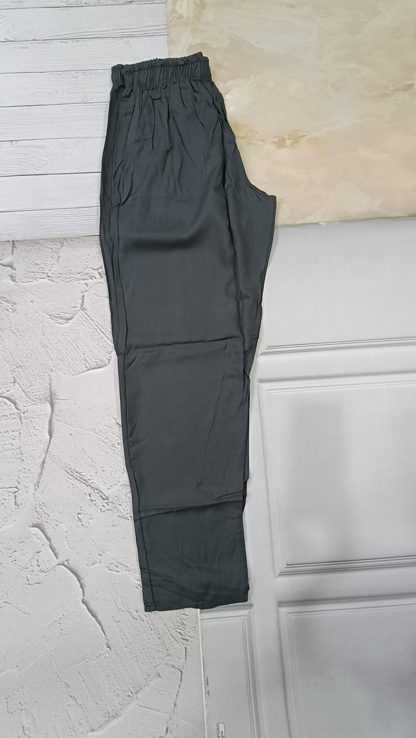 Comfortable Women's Cotton Straight Pants with Pockets