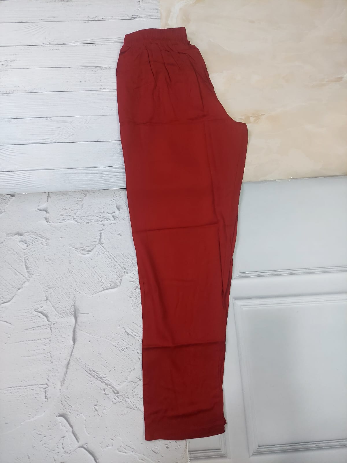 Comfortable Women's Cotton Straight Pants with Pockets