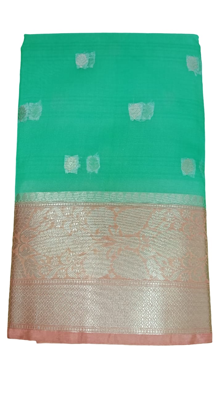 banarasi orgaanza saree