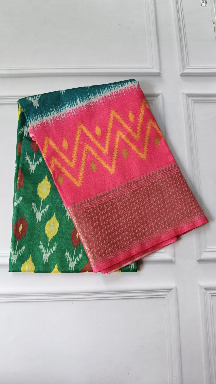 Lightweight Ikkat Dola Soft Silk Saree – Elegant Daily & Festive Wear