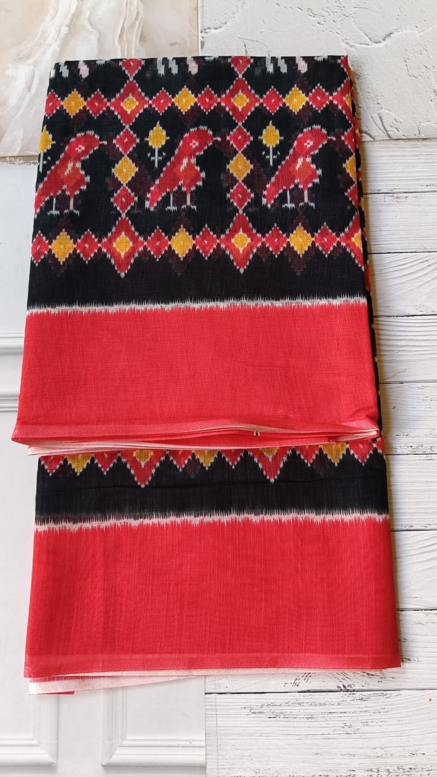 Ikkat Linen Sarees