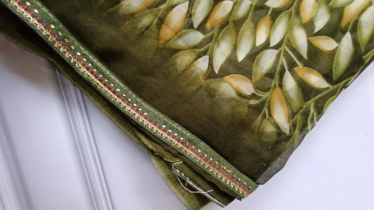 daily wear chiffon saree for women 