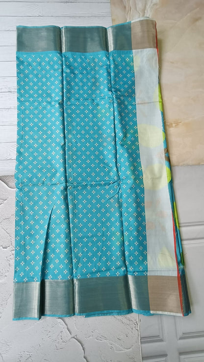 Lightweight Ikkat Dola Soft Silk Saree – Elegant Daily & Festive Wear