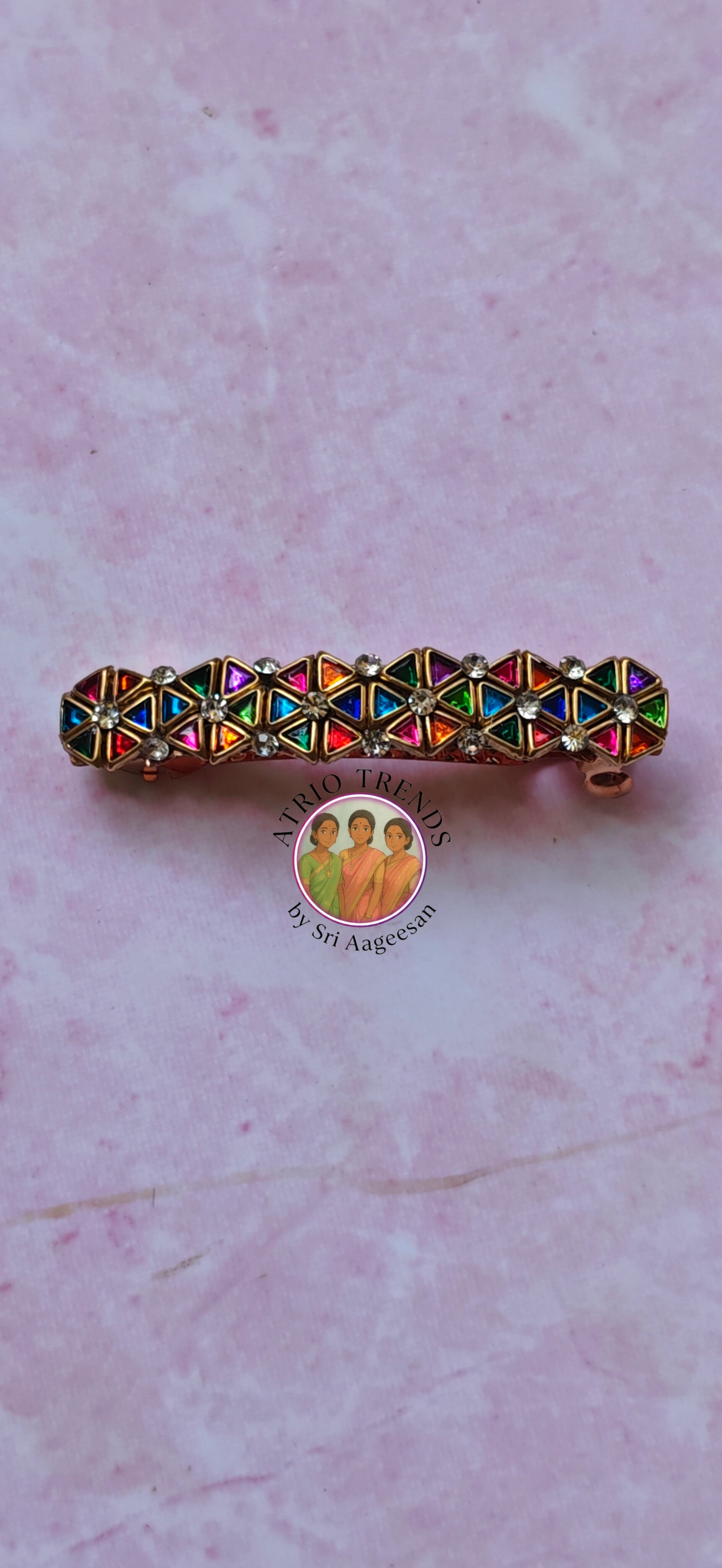 Trendy colorful hair clip for girls