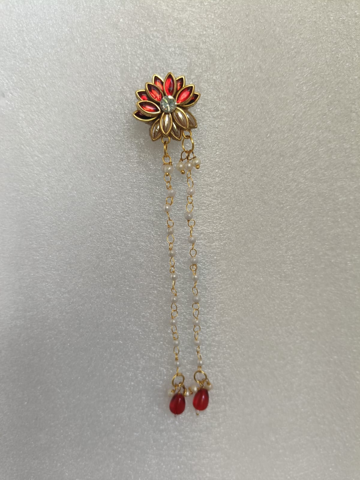 red lotus hair hook 