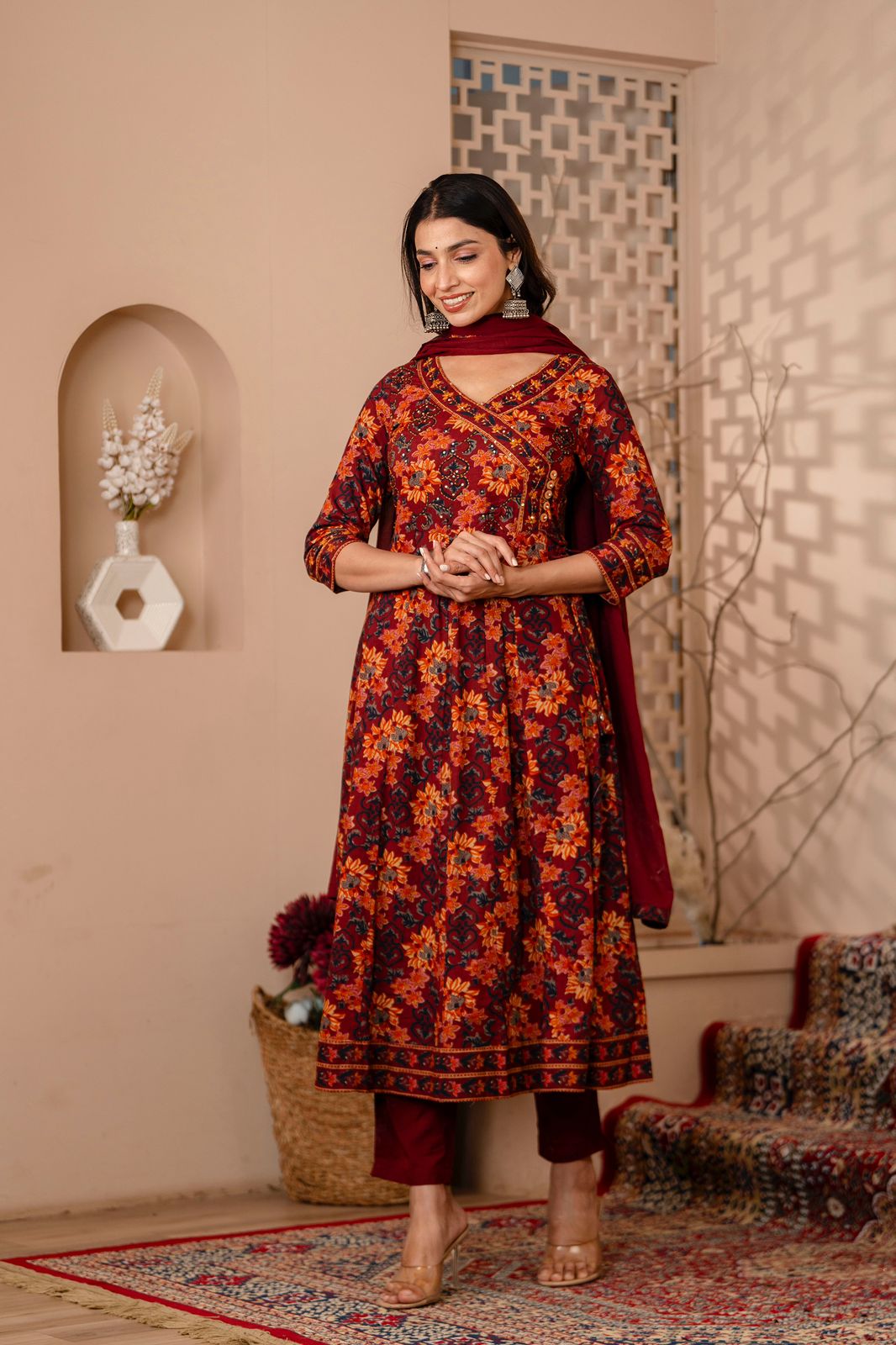 new cotton angarakha kurta set collection