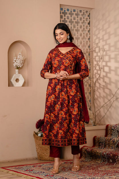 new cotton angarakha kurta set collection