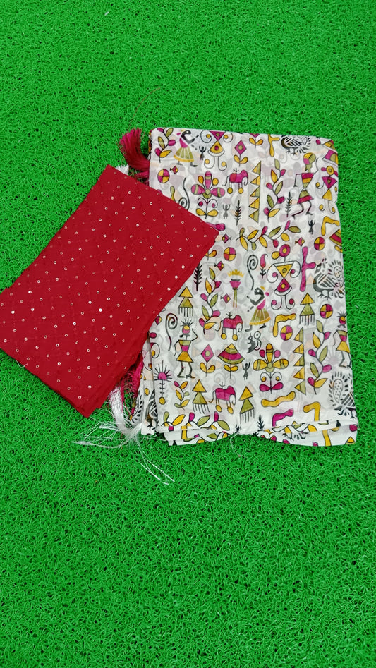 chiffon saree 