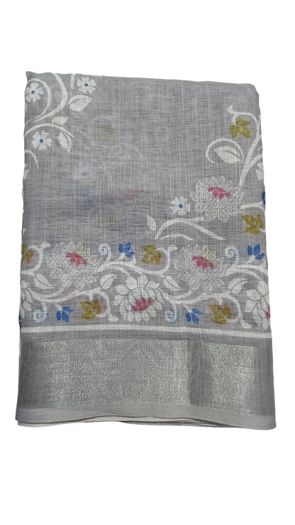 linen saree
