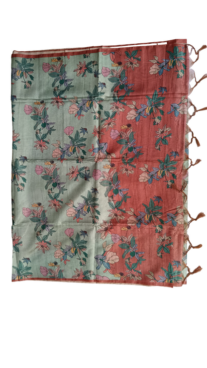 tussar silk saree 