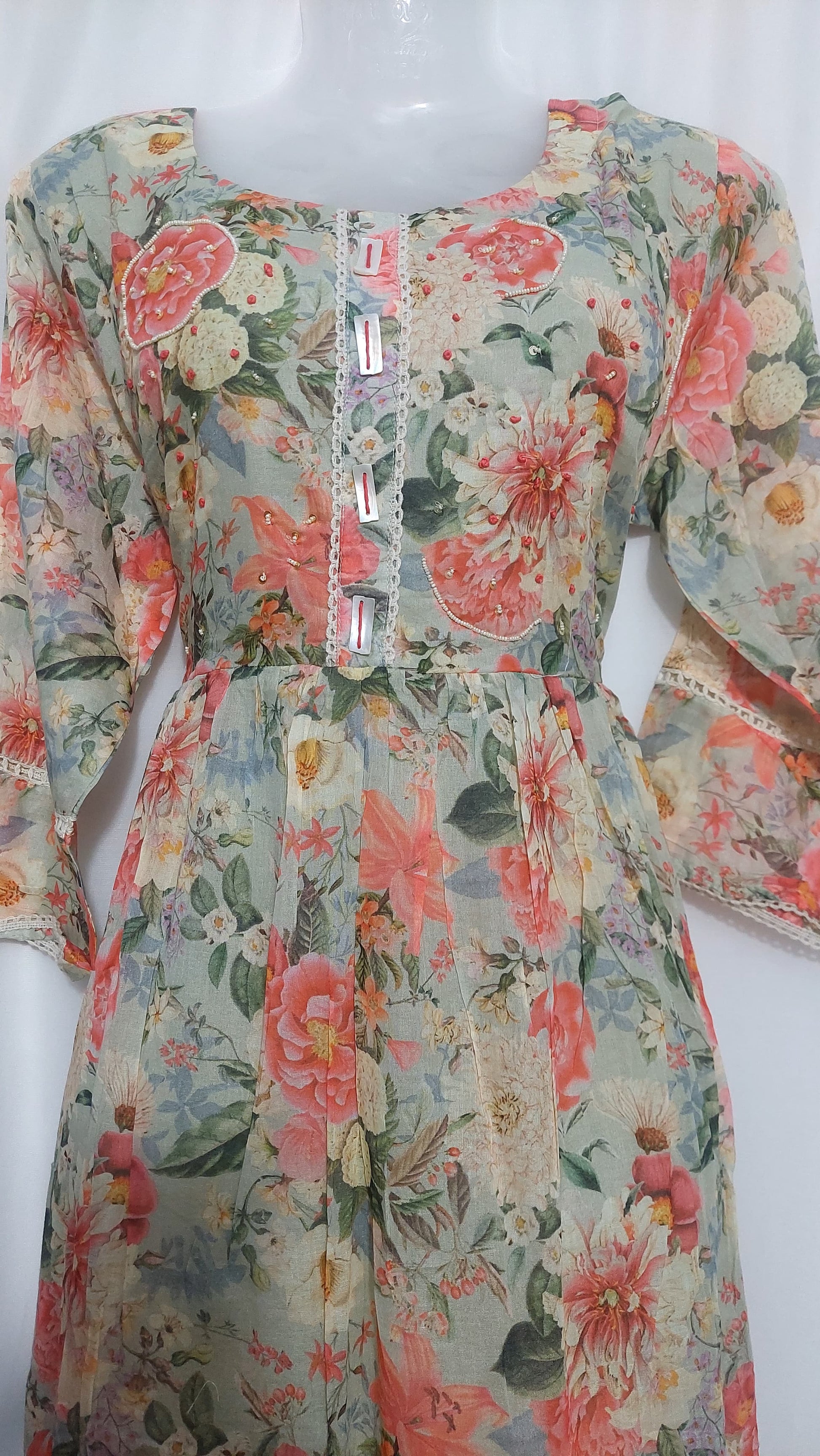 cotton anarkali kurti 