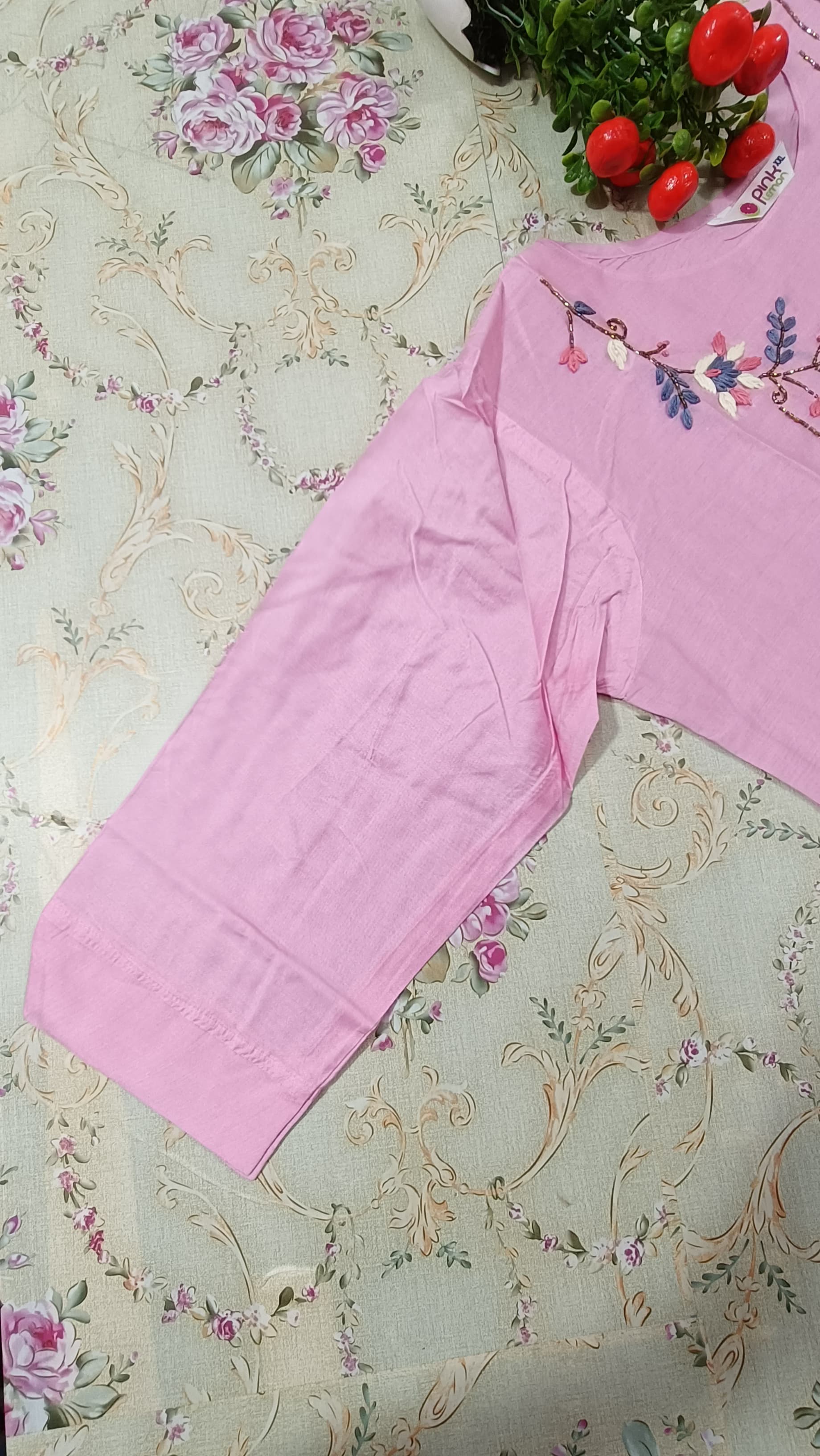 muslin silk kurti 