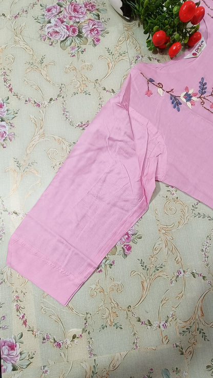 muslin silk kurti 