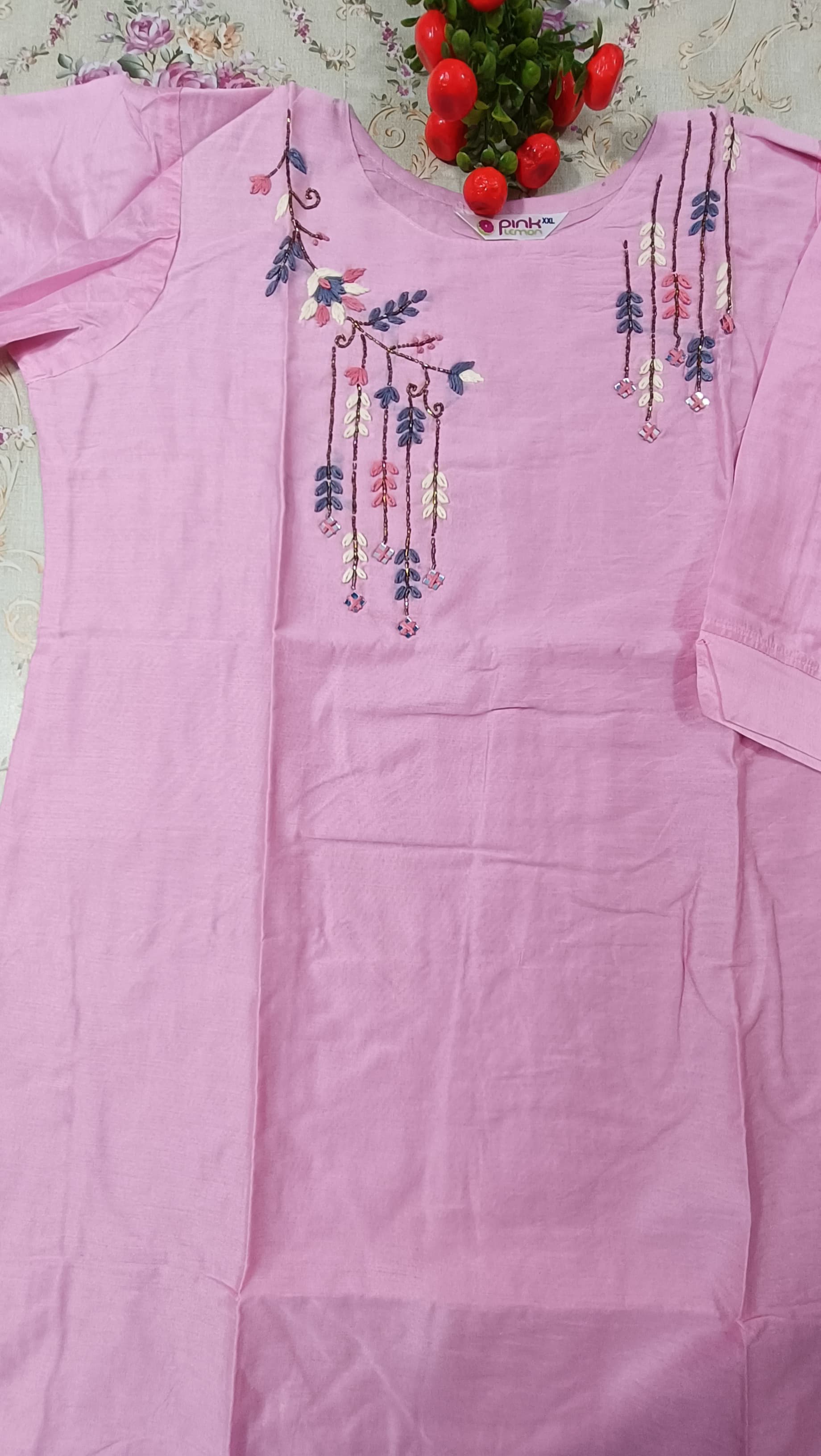 muslin silk kurti 