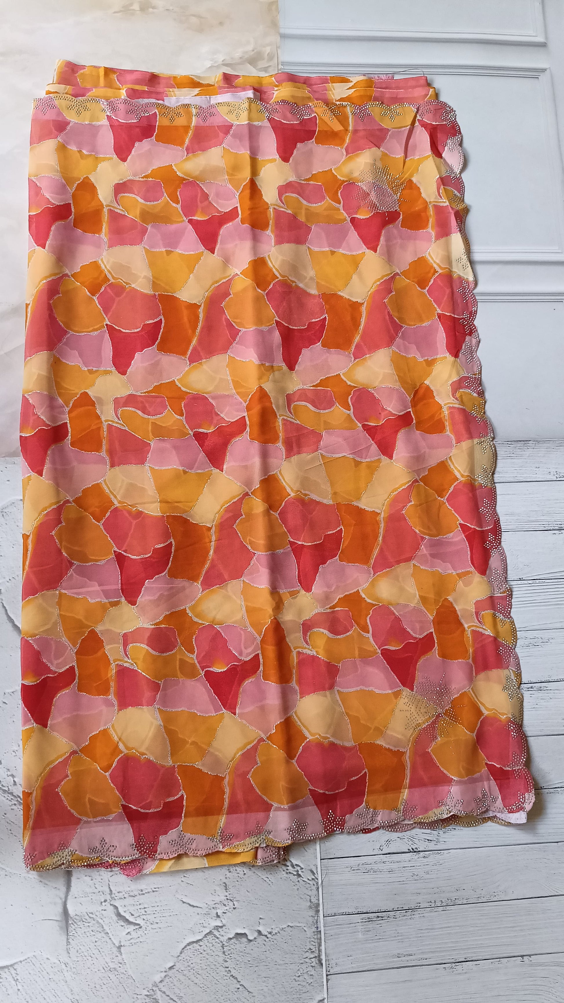 georgette saree sari 