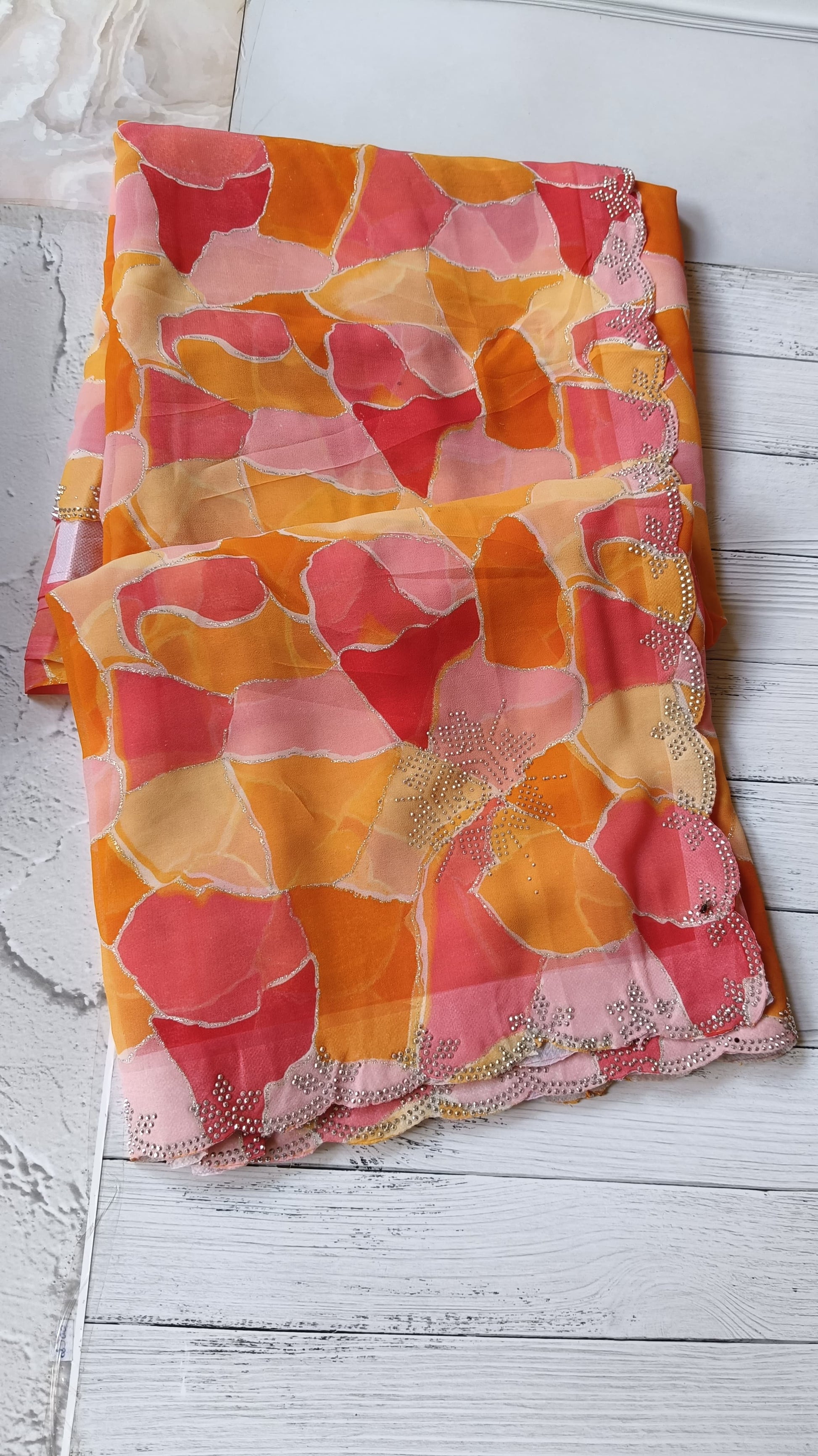 georgette saree sari 