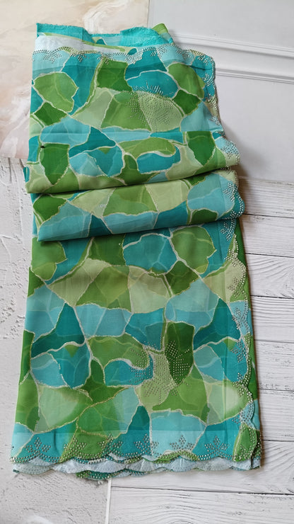 georgette saree sari 
