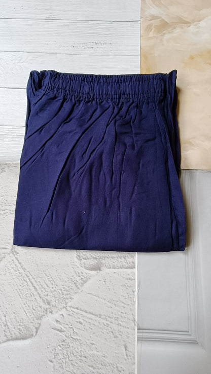 Comfortable Women's Cotton Straight Pants with Pockets
