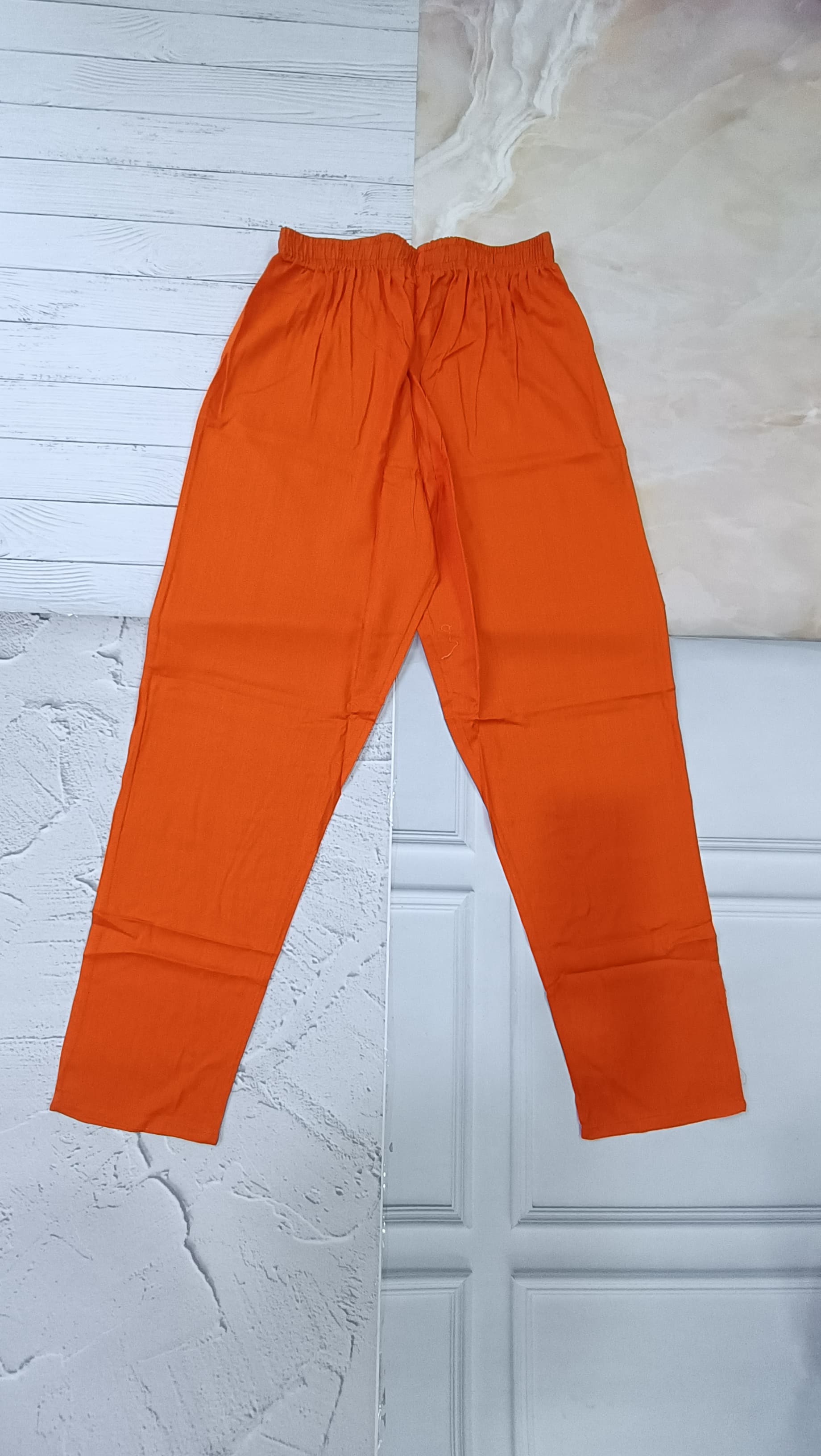 Comfortable Women's Cotton Straight Pants with Pockets