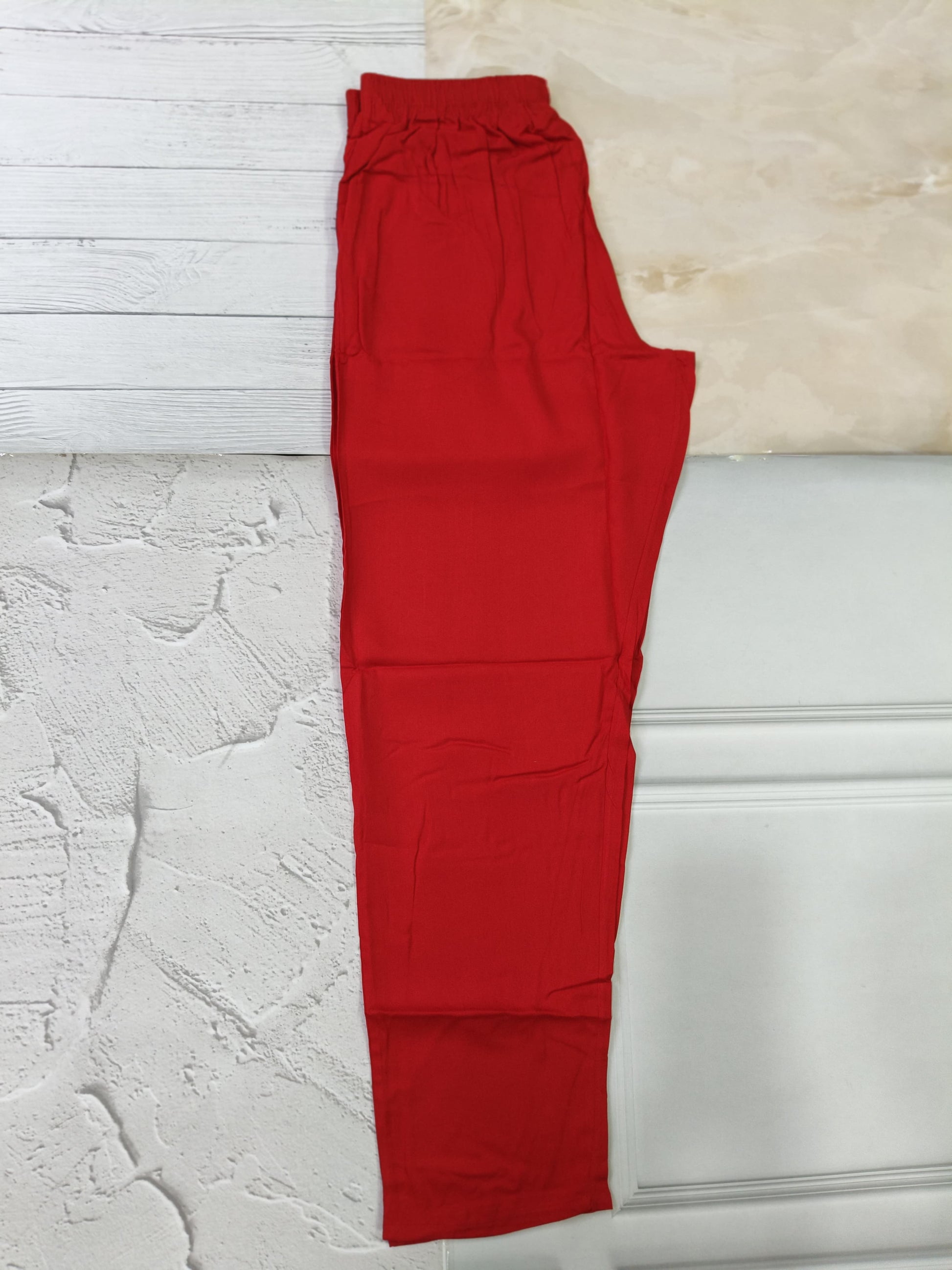 Comfortable Women's Cotton Straight Pants with Pockets
