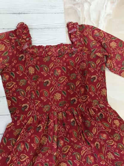 georgette maxi dress 