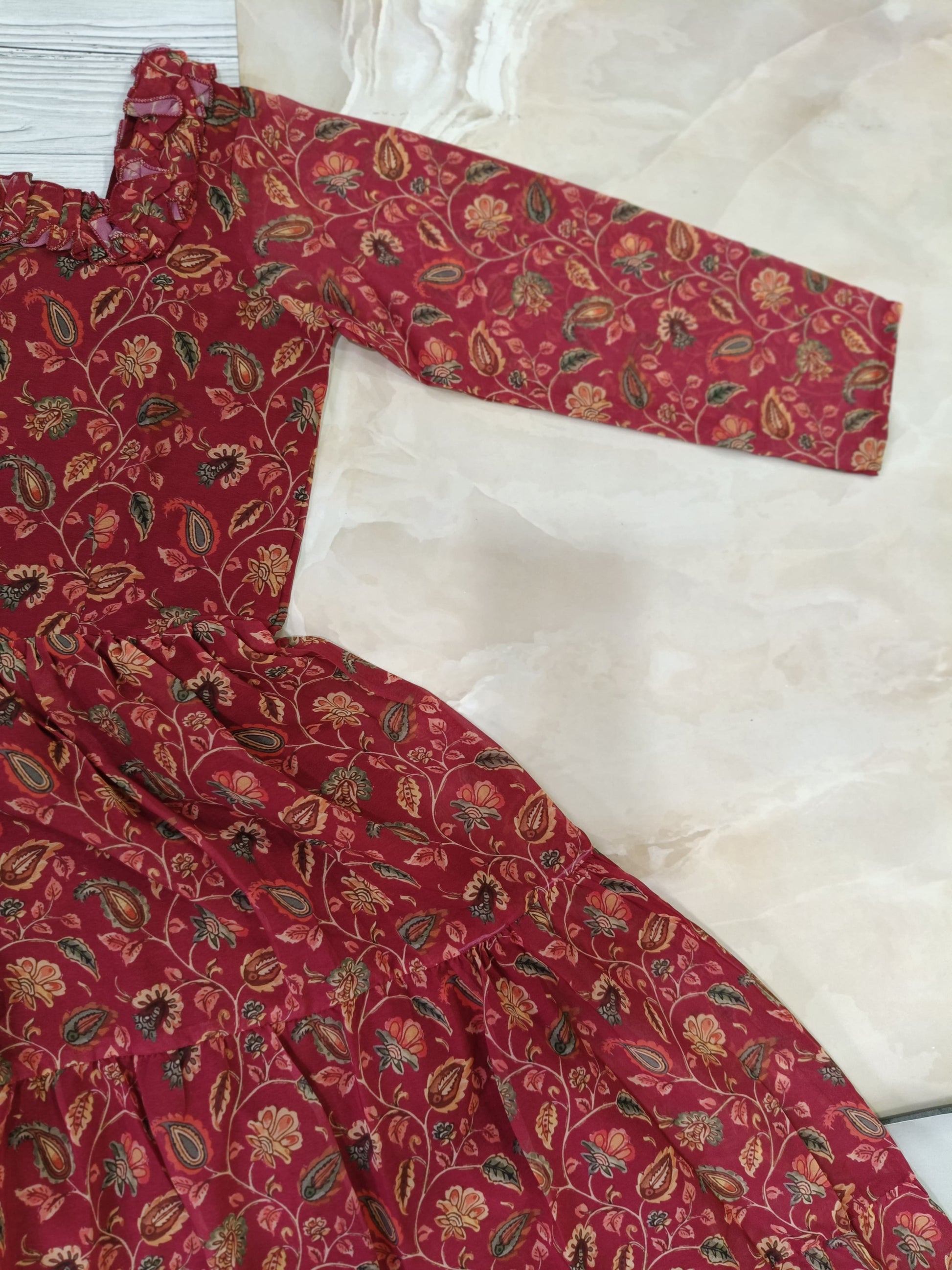 georgette maxi dress 