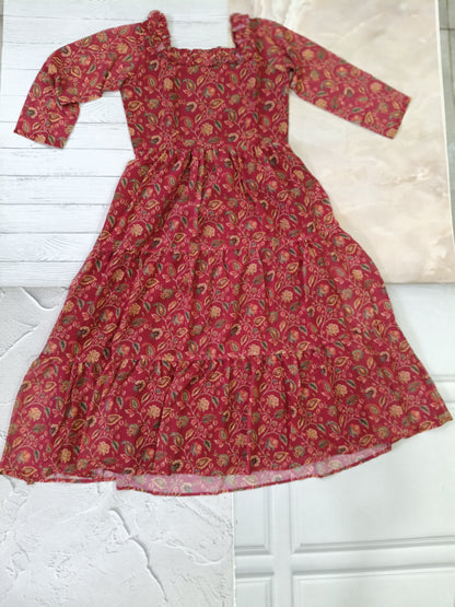 georgette maxi dress 