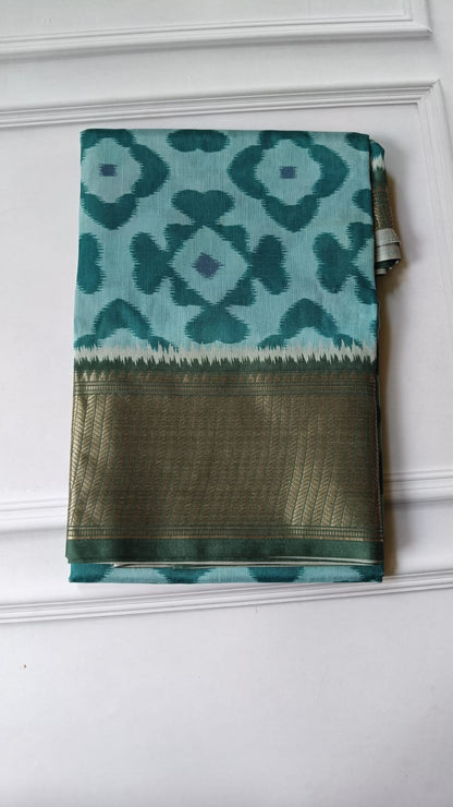 Lightweight Ikkat Dola Soft Silk Saree – Elegant Daily & Festive Wear