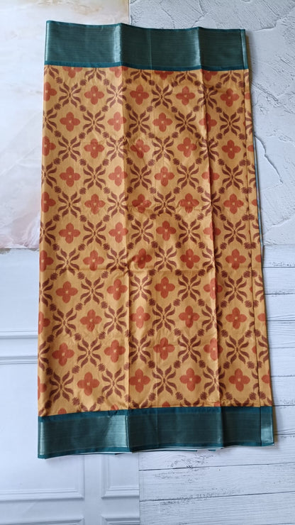 Lightweight Ikkat Dola Soft Silk Saree – Elegant Daily & Festive Wear