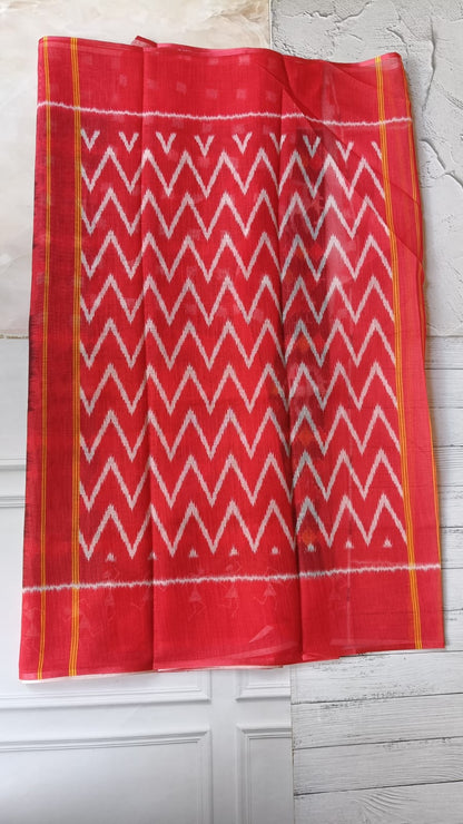 Ikkat Linen Sarees