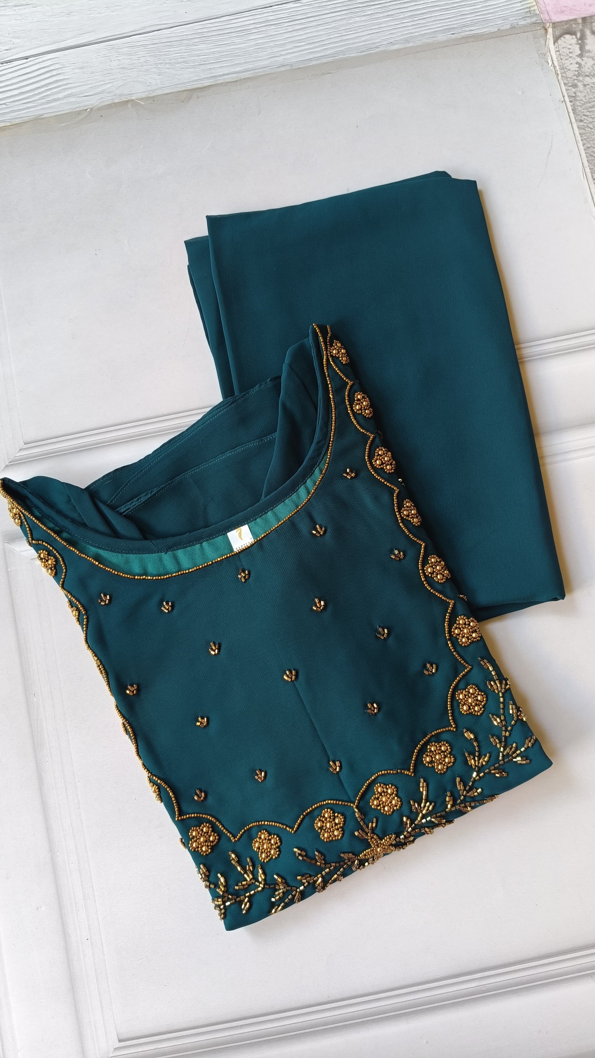 georgette anarkali kurthi