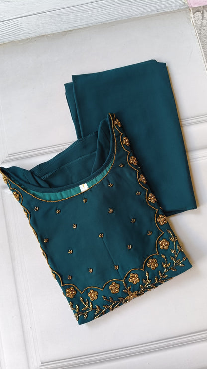 georgette anarkali kurthi