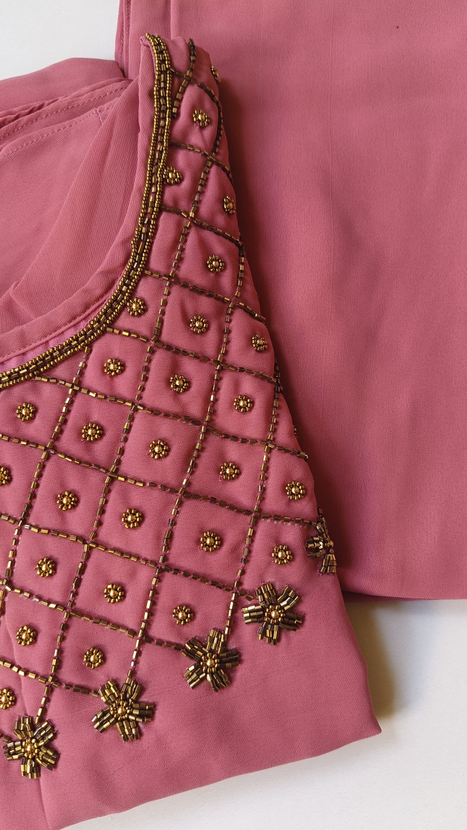 georgette anarkali kurthi