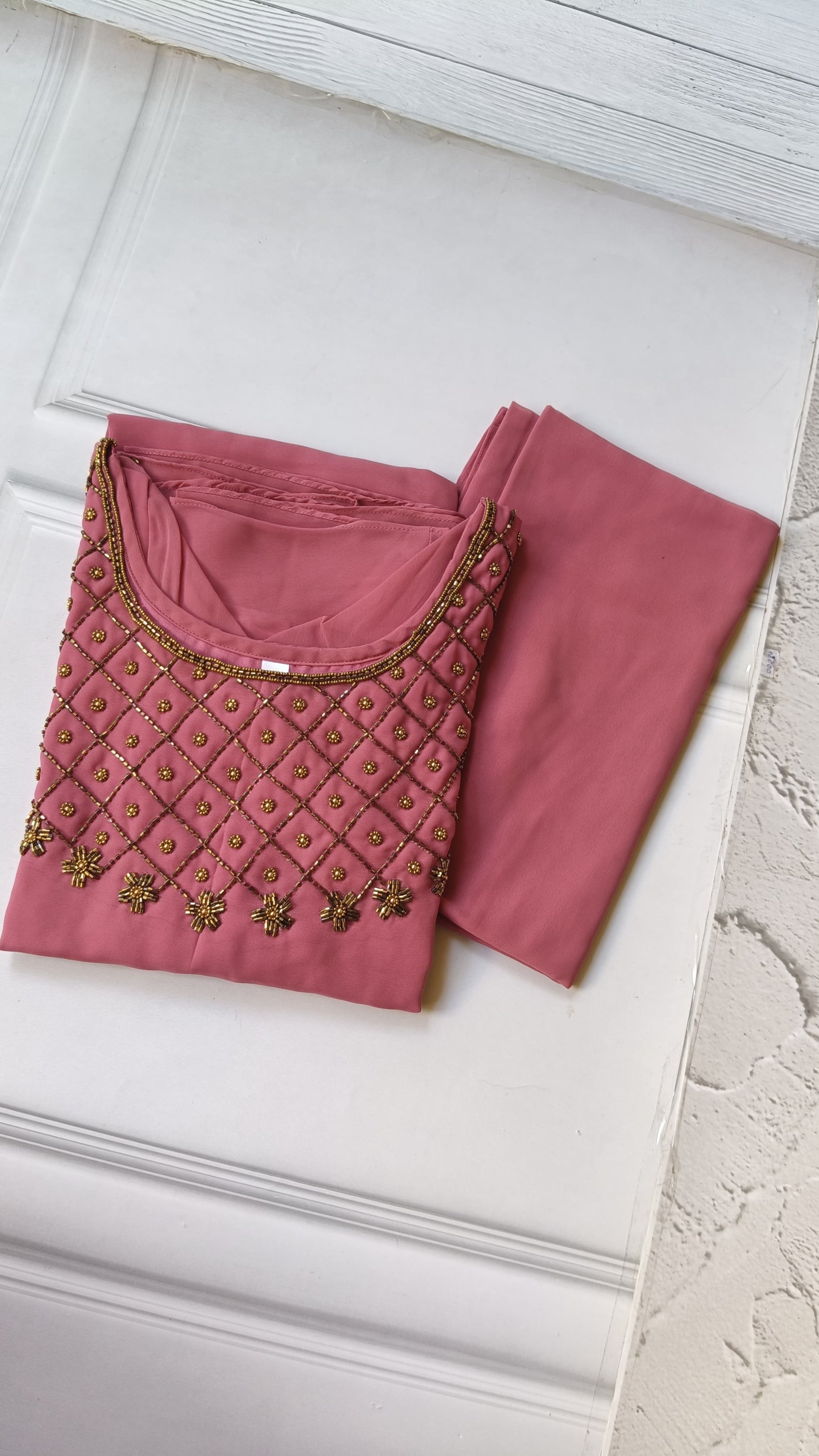 georgette anarkali kurthi