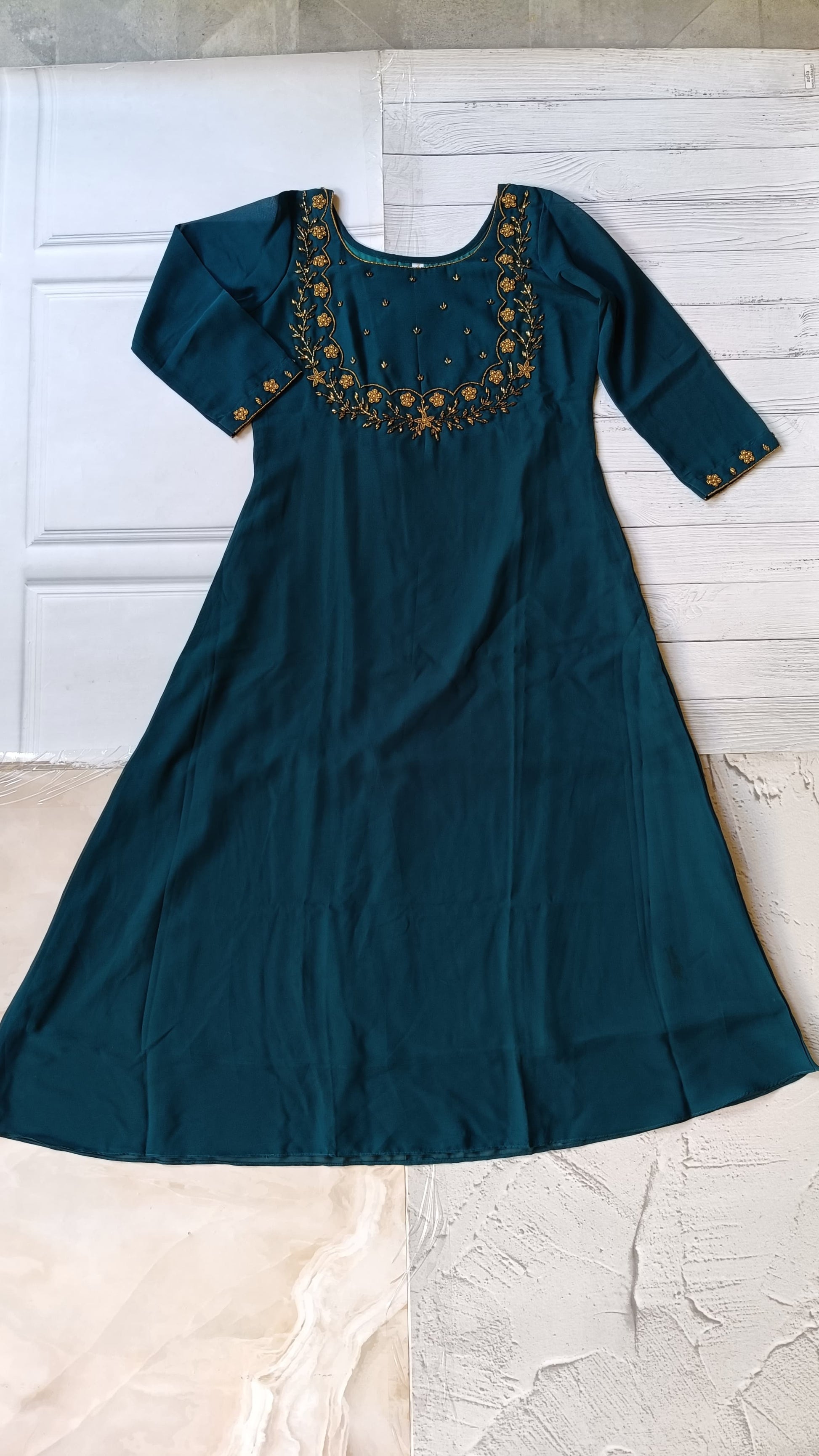 georgette anarkali kurthi