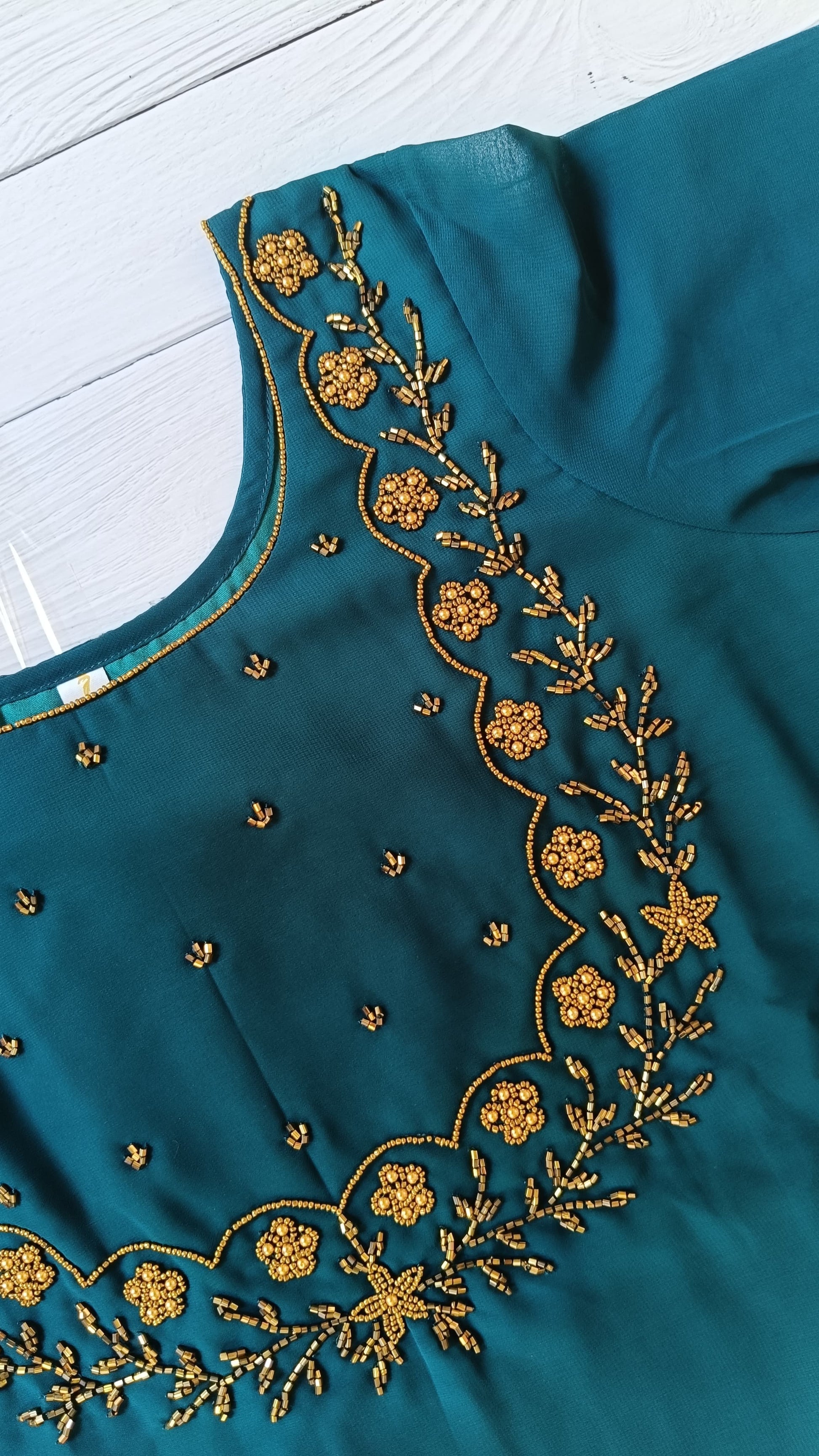 georgette anarkali kurthi