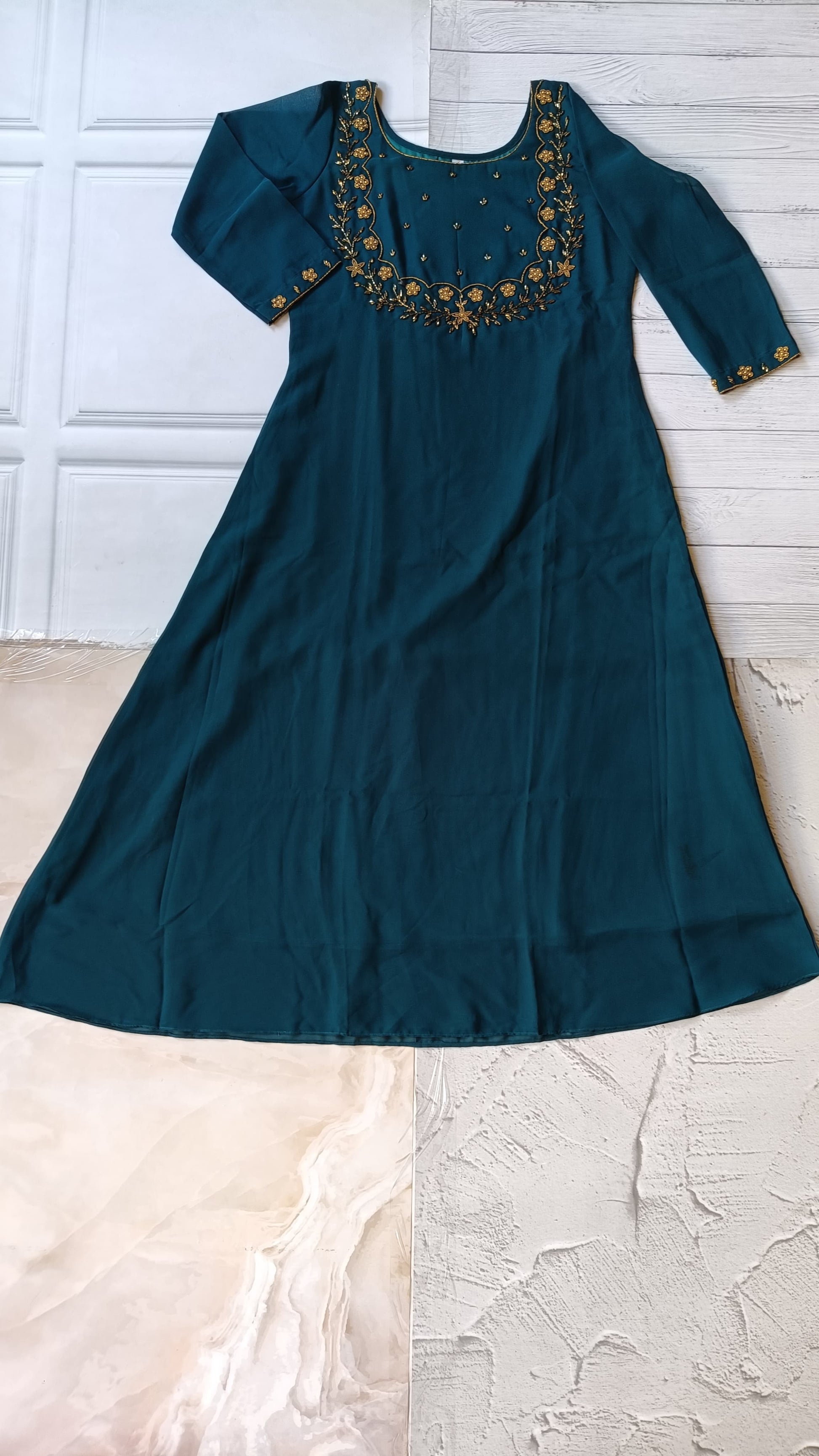 georgette anarkali kurthi