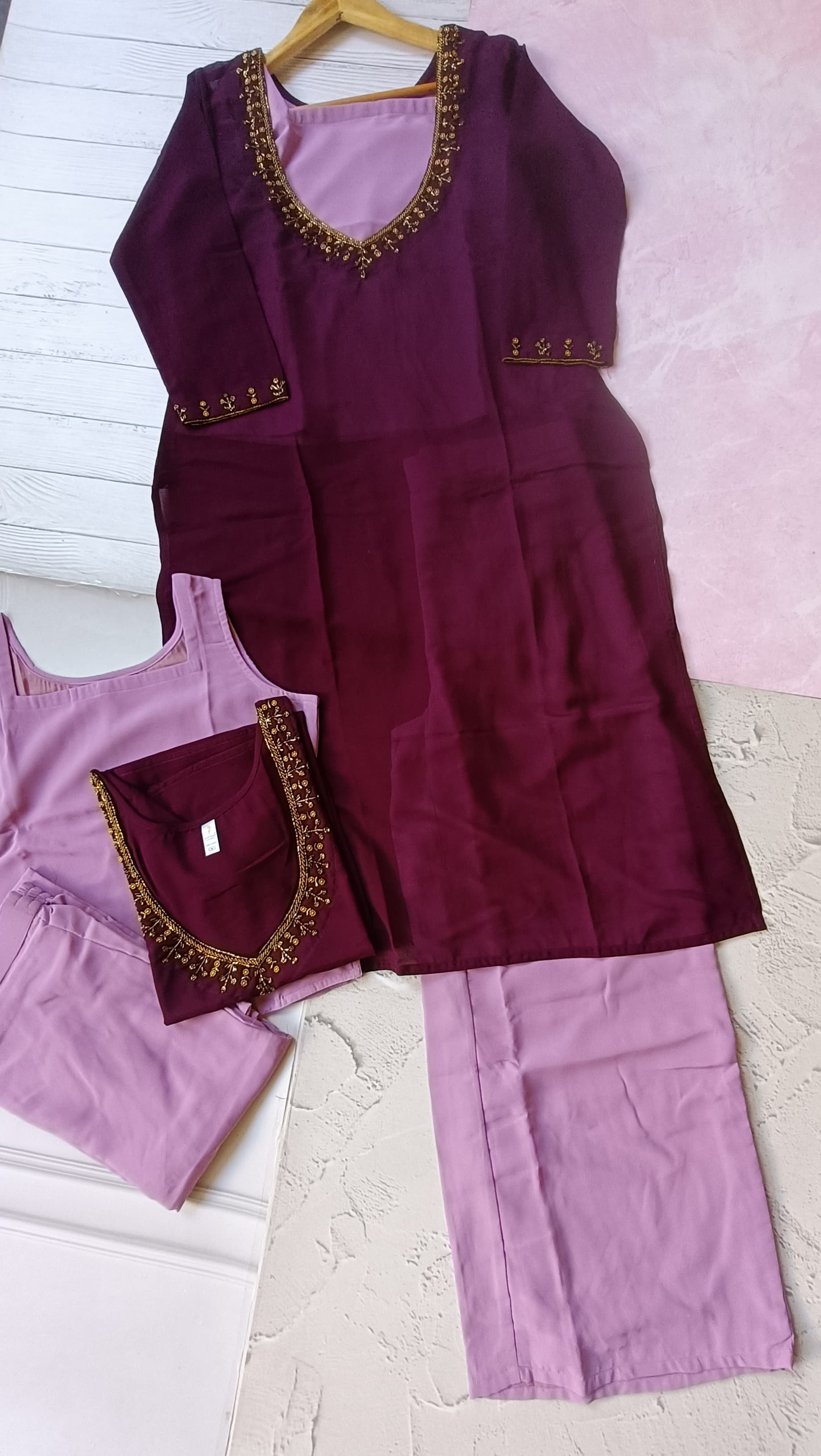 georgette coord set 