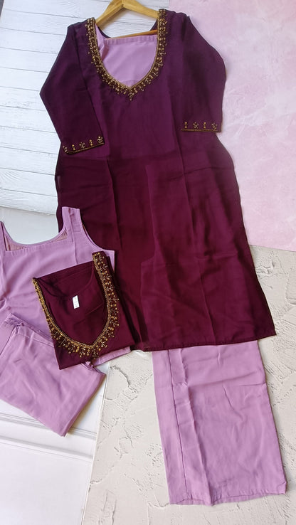 georgette coord set 