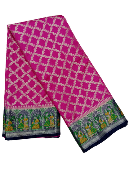 Pink saree