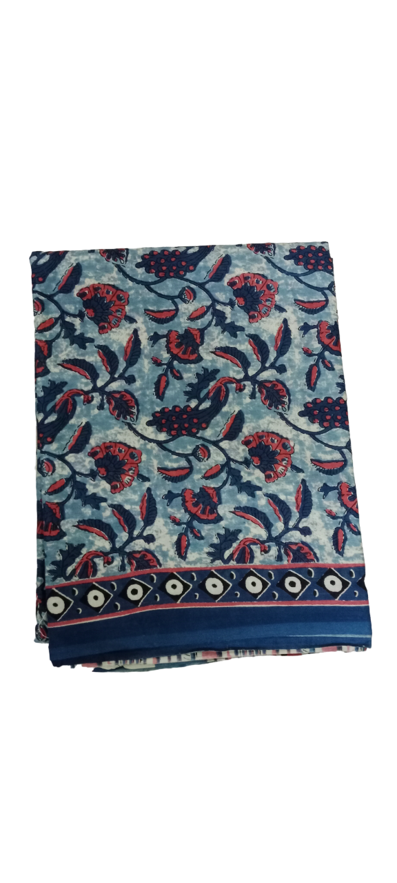 bagru cotton saree 
