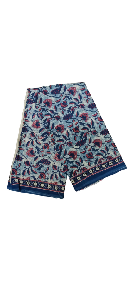 bagru cotton saree 