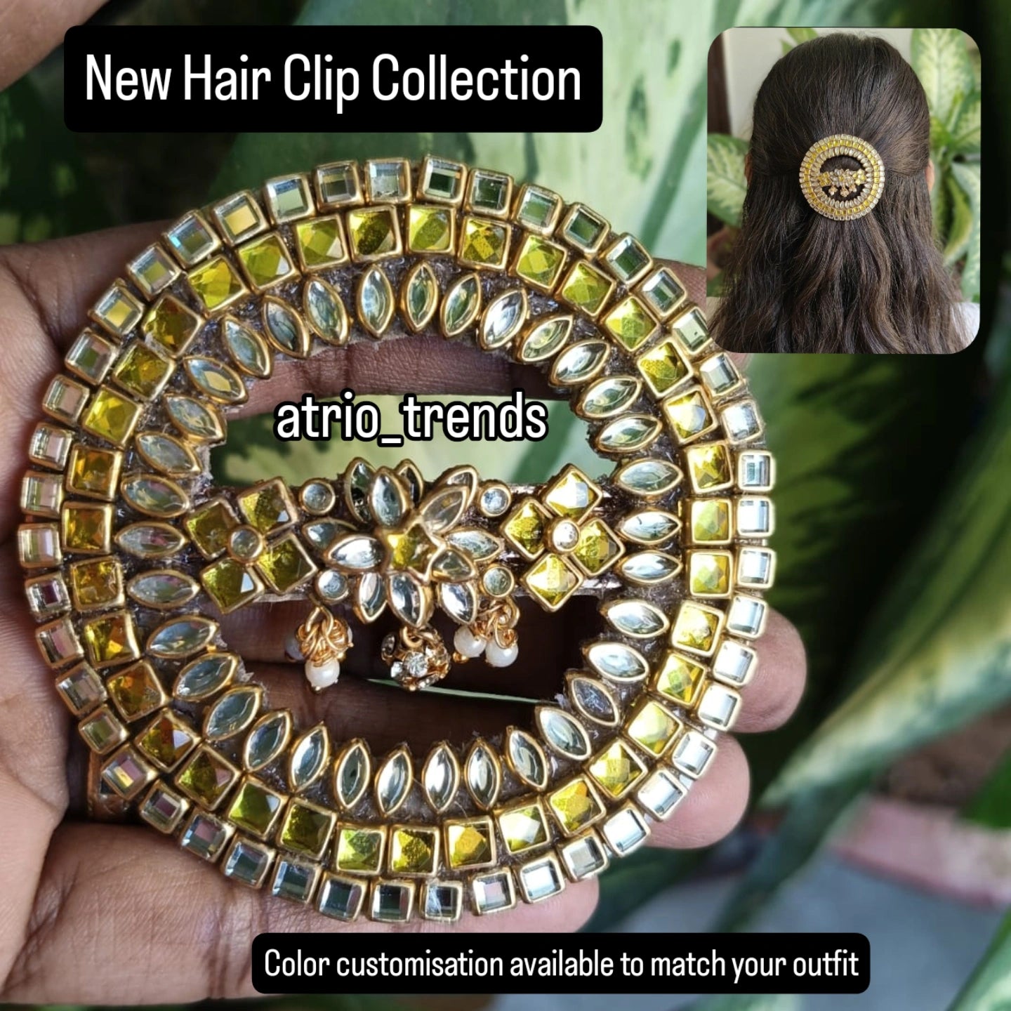 Center clip with hangings